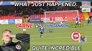 DUNGANNONS DAY AT INVER AGAIN LARNE VS DUNGANNON SWIFTS IRISH LEAGUE VLOG [upl. by Marchal]