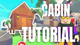 How to Build a CABIN In Adopt Me Speed build [upl. by Charita]