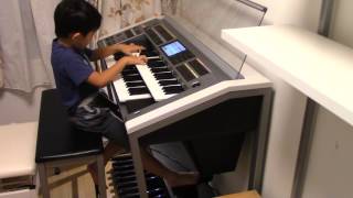 JSBach  Toccata from BWV565 Practice with electronic organ [upl. by Zea]