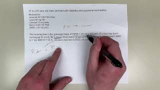 Naplex Practice Calculation difficulty level medium  mEq to mmol [upl. by Dennet]