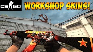 CS GO  AK47 Propaganda amp M4A1S LionHeart Online Gameplay Workshop Skins [upl. by Yrocal858]