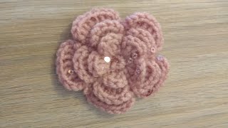 Heklani cvijet crochet easy flower [upl. by Kimura]