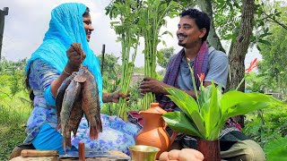 Bengali Style Katwa Data amp Tilapia Fish Chorchori  Perfect Korola Potato Vaji  Shaker Data Ranna [upl. by Akeylah452]