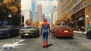 Marvels SpiderMan 2018  Open World Free Roam Gameplay PS4 HD 1080p60FPS [upl. by Zerelda]