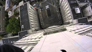 Abseiling the Senate House Library [upl. by Kepner]