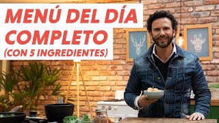 Menú del día completo solo use 5 ingredientes  ChefOropeza [upl. by Naivart25]