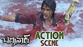 Badrinath Movie Superb Action Scene  Allu Arjun Tamannaah  VV Vinayak  Geetha Arts [upl. by Lacim856]