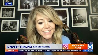 Lindsey Stirling Interview on KTLA Morning News [upl. by Sixele995]