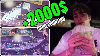 MY FIRST WEEK OF CARD COUNTING SUCCESS [upl. by Vaughan]