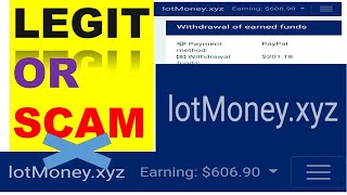 lotMoneyxyz  Legit or Scam [upl. by Fayina15]