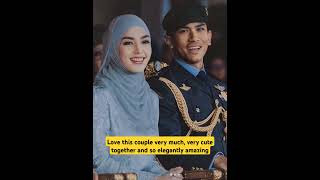 The Most Elegant Royal Couple Prince Mateen and Anisha Rosnah So Cute Together [upl. by Acilegna]