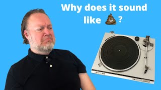 5 Reasons Your Turntable Or Record Player Sounds Bad Muffled or Distorted  A Beginners Guide [upl. by Iztim560]