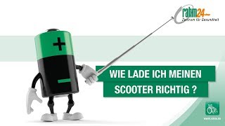 rahm 24 Invacare Elektromobil Batterien richtig aufladen [upl. by Naul]