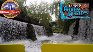 Congo River Rapids Full HD POV  Alton Towers Resort [upl. by Arabel]