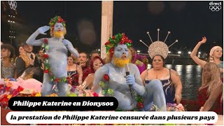 Philippe Katerine en Dionysos  La Performance Surprenante de la Cérémonie d’Ouverture des JO 2024 [upl. by Frayda836]