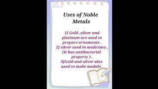 Uses of Noble metalsInformation about Noble metalsWorld Of Science [upl. by Kerri]