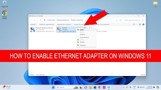 How to Enable Ethernet Adapter in Windows 11  ITC Tutorial [upl. by Branscum676]