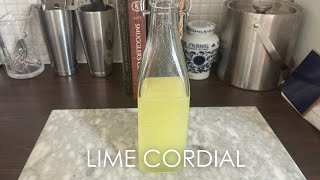 DIY Lime Cordial Recipe – Perfect for Cocktails amp Mocktails [upl. by Corene236]