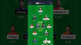 NEDXI vs SCOXI Dream11 Team  NEDXI vs SCOXI ECS T10 Dream11 Prediction  GL Team Today Match [upl. by Etteloiv47]