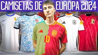 CAMISETAS de la EUROCOPA 2024 [upl. by Maisey]