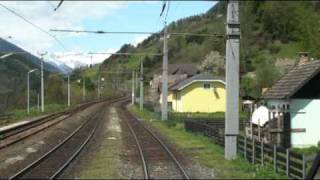 Führerstandsmitfahrt  Tauernbahn bei Kolbnitz [upl. by Duile]