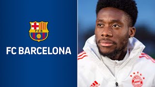 Barcelona meet with Alphonso Davies agent [upl. by Ruth589]