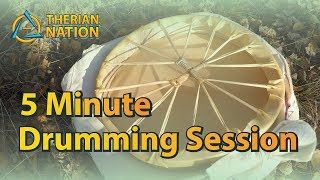 5 Minute Drumming for Meditation [upl. by Arreyt]