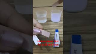 litmus paper test for acid and base [upl. by Karna]