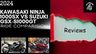 Kawasaki Ninja 1000SX vs Suzuki GSXS1000GT  Ride Comparison Review [upl. by Elyagiba]