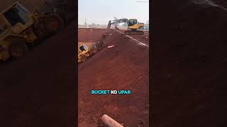 Excavator helps JCB  shorts youtubeshorts jcb [upl. by Bartholomeus769]