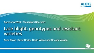 Late blight genotypes and resistant varieties [upl. by Kaylil656]