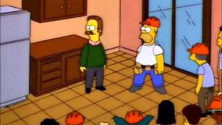 The Simpsons S08E08 Hurricane Neddy  Rebuilding Neds House [upl. by Mosley]