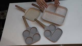 High quality die cast aluminum crape pans with induction bottom [upl. by Erastus]