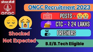 ONGC Recruitment 2023 Shocking Notification 😭😭😭  gate2023 ongcgate2023vacancy [upl. by Aliakam]