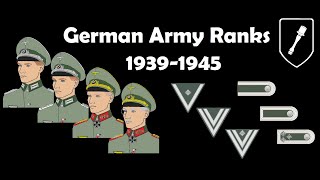 German Army Ranks 19391945 [upl. by Girardo]