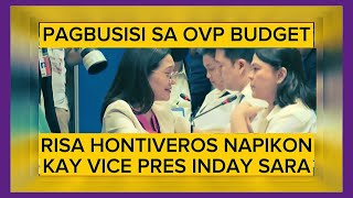 RISA HONTIVEROS NAPIKON KAY SARA SA MGA SAGOT NITO  PAREHONG NAGTARAY masterkalog [upl. by Prowel634]