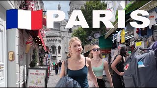 🇫🇷PARIS FRANCE Walking Tour Explore the Beautiful streets of Paris ft Monmartre Sacre Coeur 4K [upl. by Atekal]