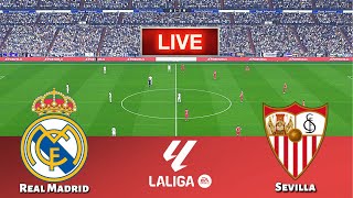 EN VIVO🔴 Real Madrid CF vs Sevilla  LaLiga 202425  Simulación de PES 21 [upl. by Irwinn]