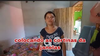 Raíssa colocando as cortinas das janelas 🙏 ElizeuSilvaTV [upl. by Karrie374]