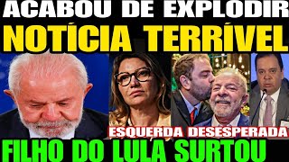 FOI CONFIRMADO SAIU NOTÍCIA TERRÍVEL PARA LULA DA SILVA FILHO DO LULA SURTOU E FEZ POSTAGEM P BOL [upl. by Dobson774]