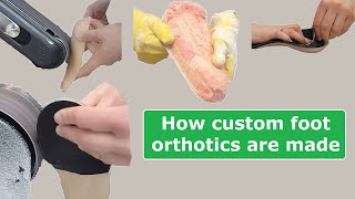 How custom foot orthotics are made [upl. by Eicrad]