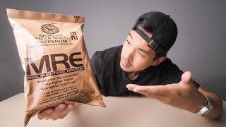 Food Reviewer Tries MRE [upl. by Palocz874]