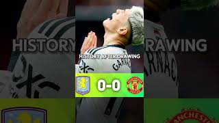 Manchester United Draw Against Aston Villa  Premier League 202425 football soccer shorts [upl. by Aeila]