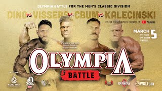 OLYMPIA BATTLE CLASSIC PHYSIQUE WITH CBUM RAMON URS AND VISSERS [upl. by Colet621]