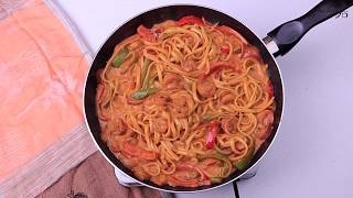 Quick amp Easy Cajun Shrimp Pasta Recipe [upl. by Atsyrhc]