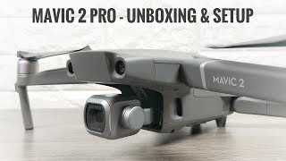 DJI Mavic 2 Pro Unboxing amp Setup [upl. by Eehtomit]