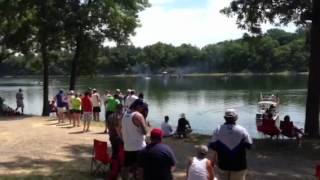 Chouteau bend drag boat race [upl. by Lamprey]