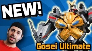 GOSEI ULTIMATE REVIEW Power Rangers Megaforce Bandai America Sept 2013 [upl. by Arua]