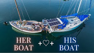 2 Lovers 2 Boats Our Solo Sailing DreamTogether [upl. by Ekalb]