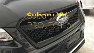 DIY Subaru XV front grill sticker wrap  Project 01 [upl. by Loni]